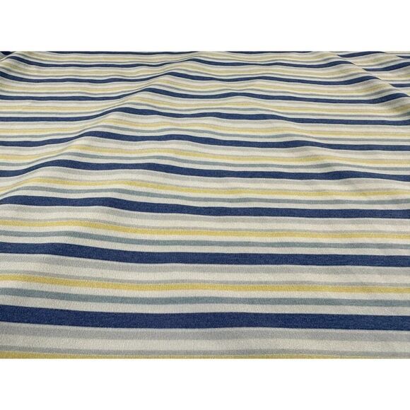 Peter Millar Summer Comfort Kissing Camels Striped Polo White Blue Polo Shirt XL - Picture 4 of 7